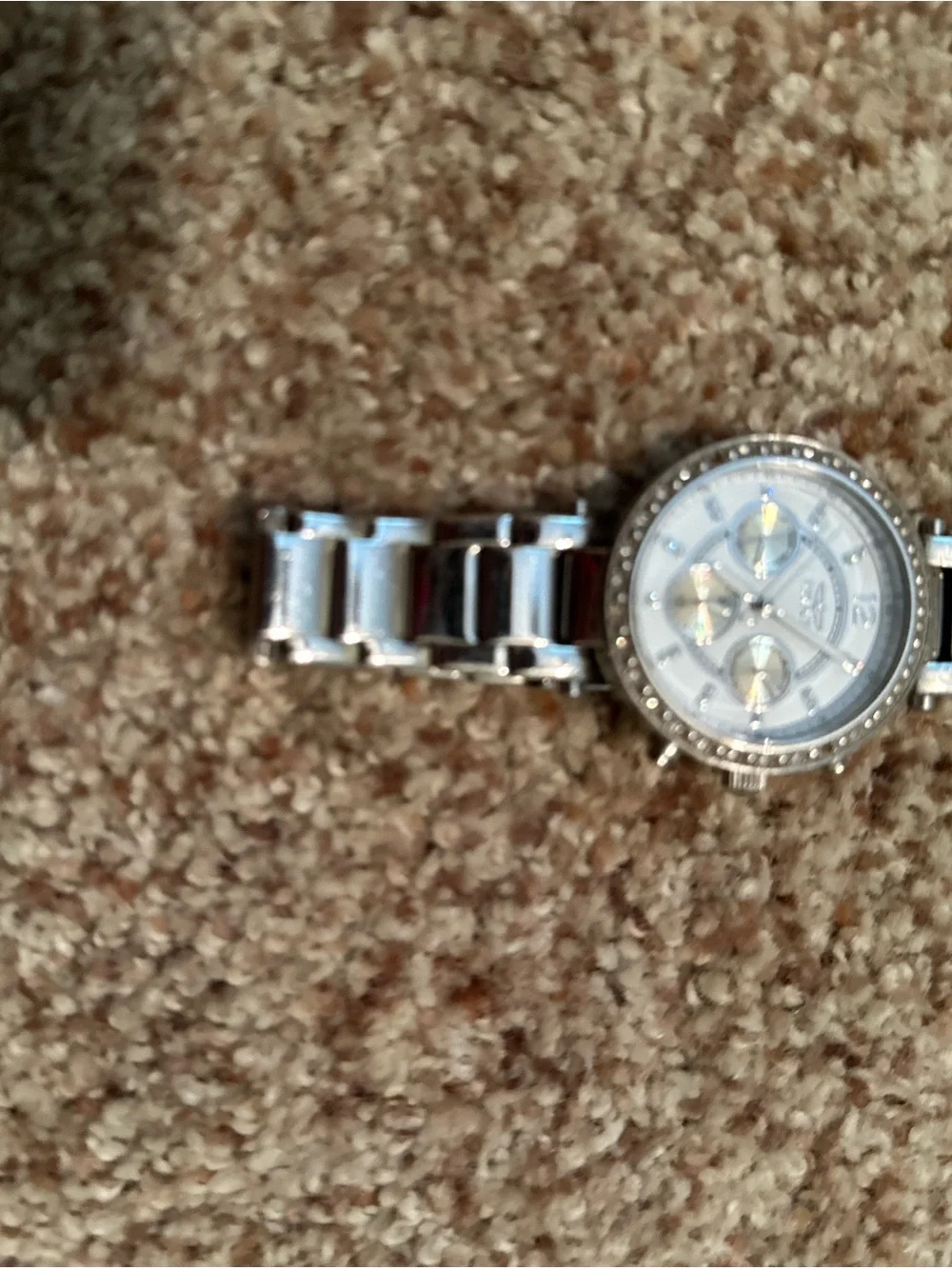 Invicta Stainless Steel ladies Silver Chronograph Watch - Silver Dial